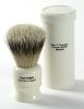 Super Badger Shaving Brush with Simulated Ivory Case Sml with travel case