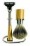 Blond Wooden Handled Shaving Brush and Razor Set